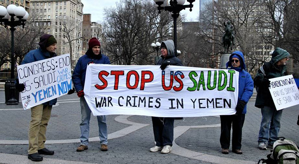 US protesters